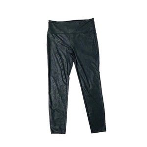 Sincerely‎ Jules Bandier The Meadow Legging Black Shiny Athletic Wear Pant XL